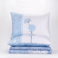 Blue Ranforce Double Duvet Set