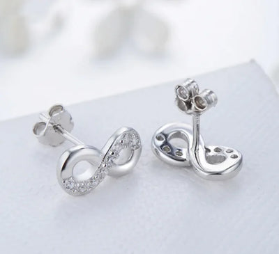 Eternal Love Silver Studs