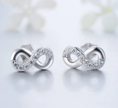 Eternal Love Silver Studs