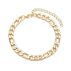 Gold Cuban Chain Anklets