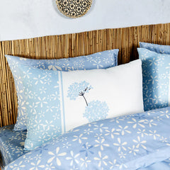 Blue Ranforce Double Duvet Set