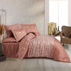 Terracotta Double Satin Duvet Set