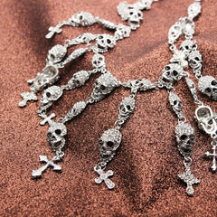 Gothic Skeleton Necklace