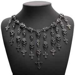 Gothic Skeleton Necklace