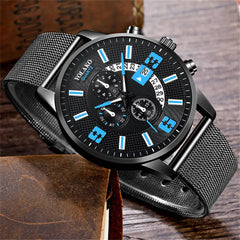 Mens Fashion Calendar Watch