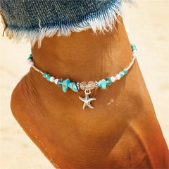 Sea Shell Beads Multi-Layer Anklets