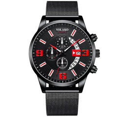 Mens Fashion Calendar Watch