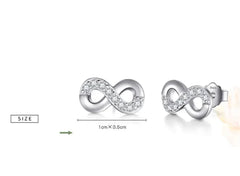 Eternal Love Silver Studs