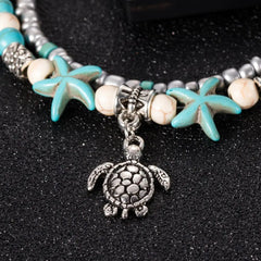 Sea Shell Beads Multi-Layer Anklets