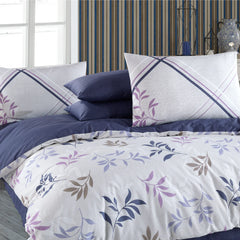 Blue Ranforce Double Duvet Set