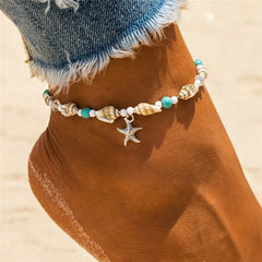 Sea Shell Beads Multi-Layer Anklets