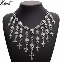 Gothic Skeleton Necklace