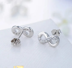 Eternal Love Silver Studs